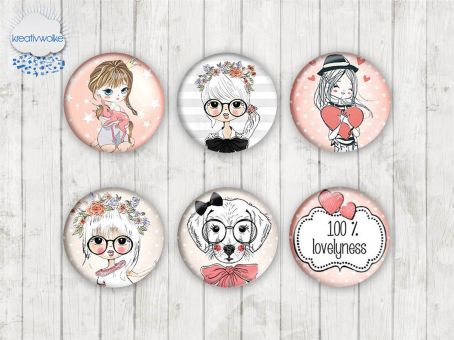 Motiv-Cabochons 1496 10mm (12 Stk)